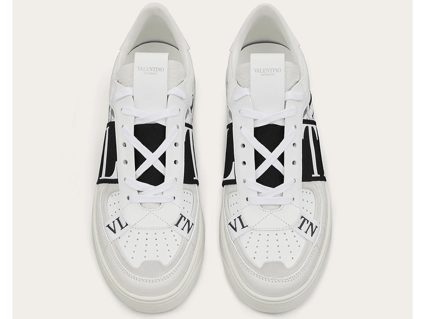 VALENTINO VL7N LOW-TOP WHITE/BLACK - THE LIMITED CLUB