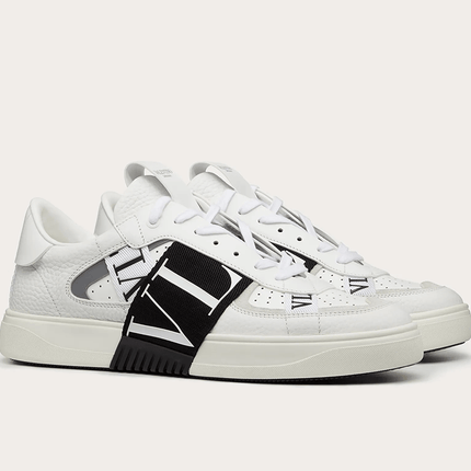 VALENTINO VL7N LOW-TOP WHITE/BLACK - THE LIMITED CLUB