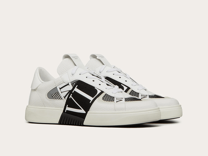 VALENTINO VL7N LOW-TOP WHITE/BLACK - THE LIMITED CLUB