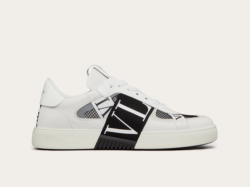 VALENTINO VL7N LOW-TOP WHITE/BLACK - THE LIMITED CLUB