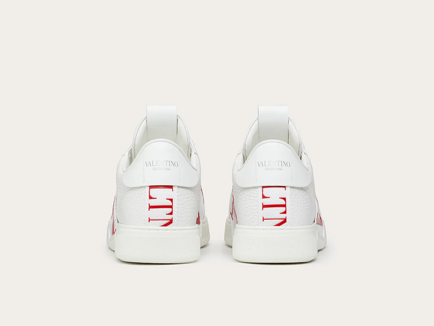 VALENTINO VL7N LOW-TOP WHITE/PURE RED - THE LIMITED CLUB