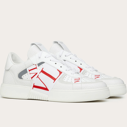 VALENTINO VL7N LOW-TOP WHITE/PURE RED - THE LIMITED CLUB