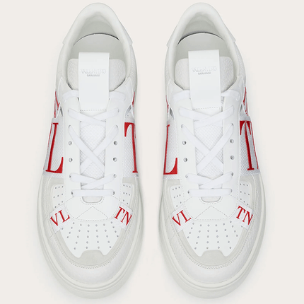 VALENTINO VL7N LOW-TOP WHITE/PURE RED - THE LIMITED CLUB