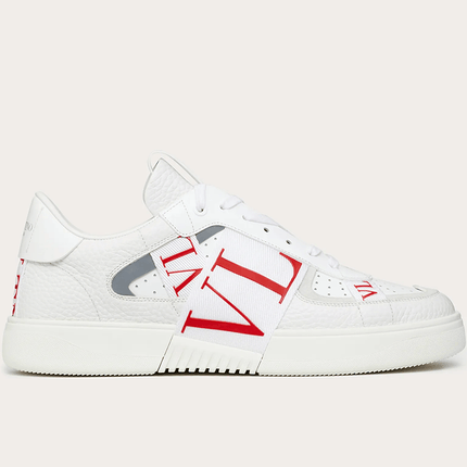 VALENTINO VL7N LOW-TOP WHITE/PURE RED - THE LIMITED CLUB