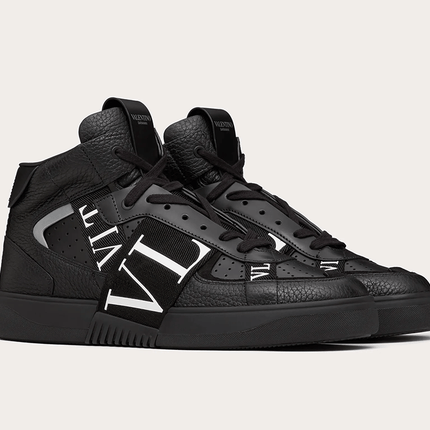 VALENTINO VL7N MID-TOP BLACK - THE LIMITED CLUB