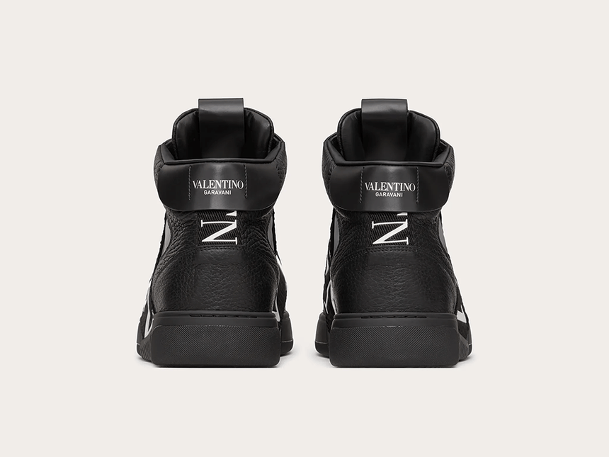 VALENTINO VL7N MID-TOP BLACK - THE LIMITED CLUB