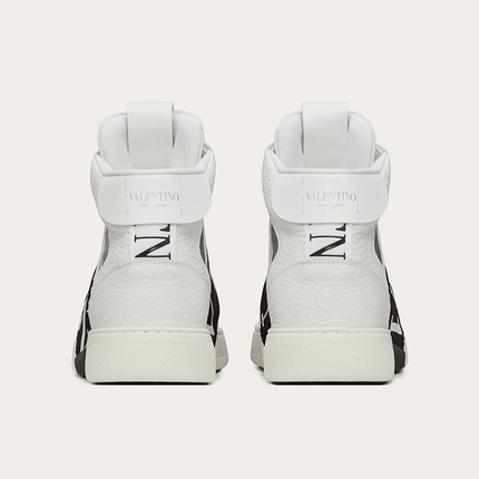 VALENTINO VL7N MID-TOP WHITE/BLACK - THE LIMITED CLUB