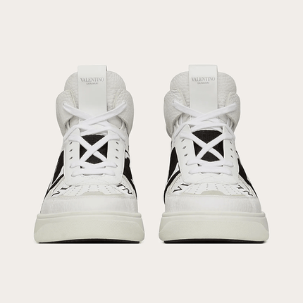 VALENTINO VL7N MID-TOP WHITE/BLACK - THE LIMITED CLUB