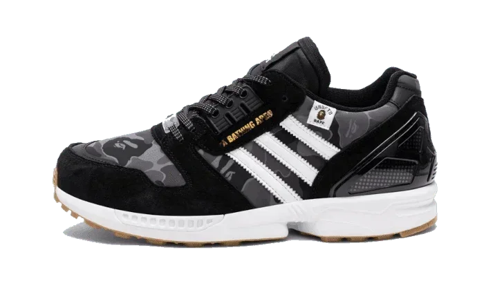 Adidas ZX 8000 Bape Undefeated Black - Exclufy