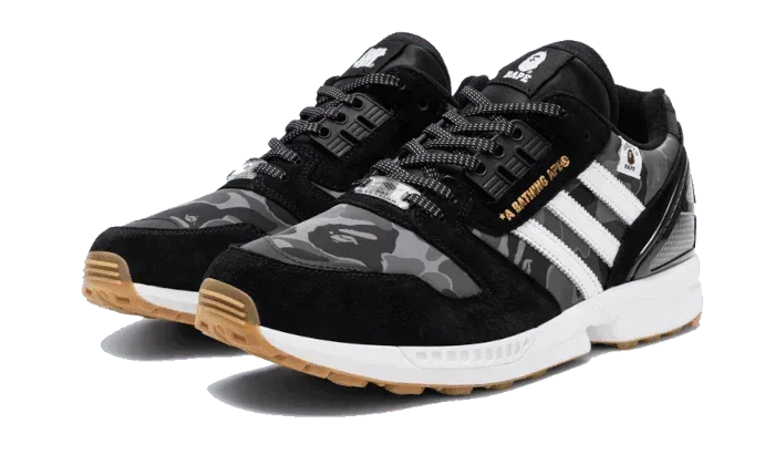 Adidas ZX 8000 Bape Undefeated Black - Exclufy